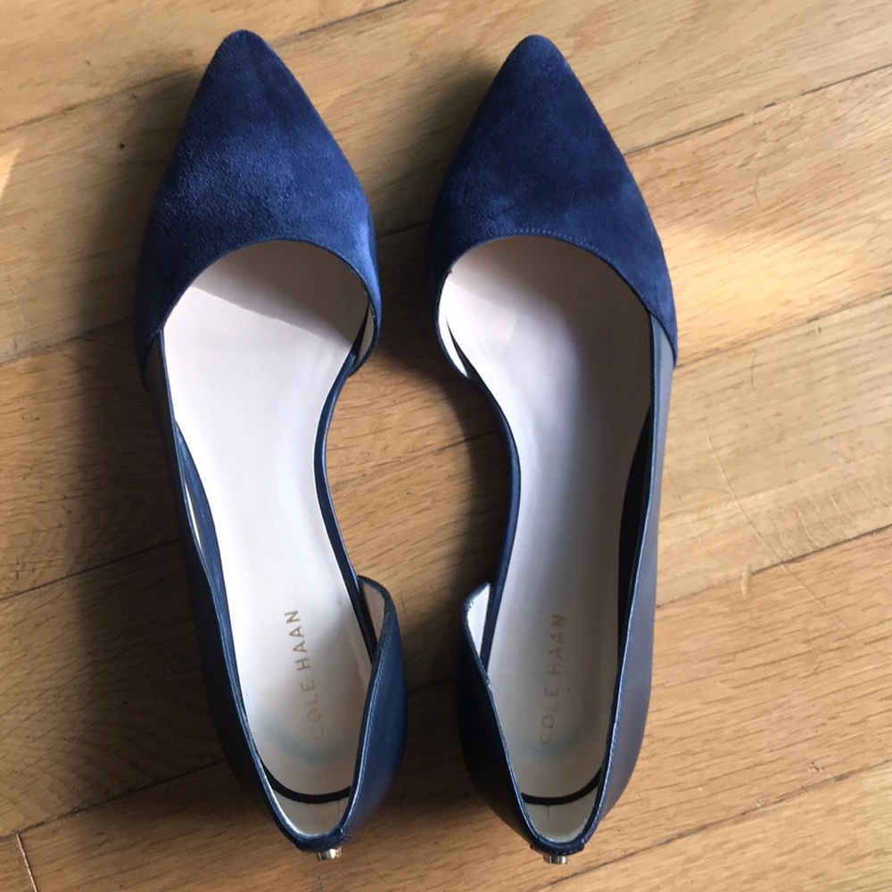 Cole Haan NWOT d’Orsay flats - suede and leather